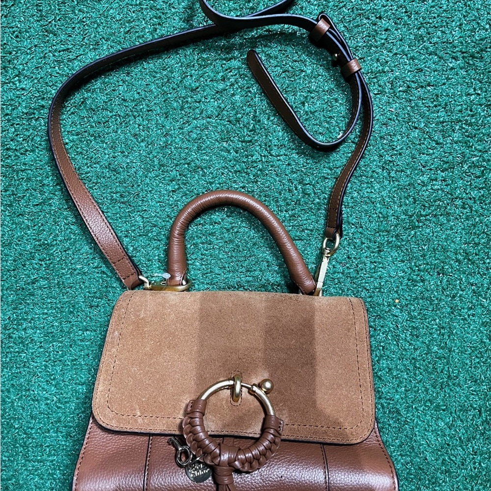 See by CHLOE Joan Brown Suede Crossbody NWOT
